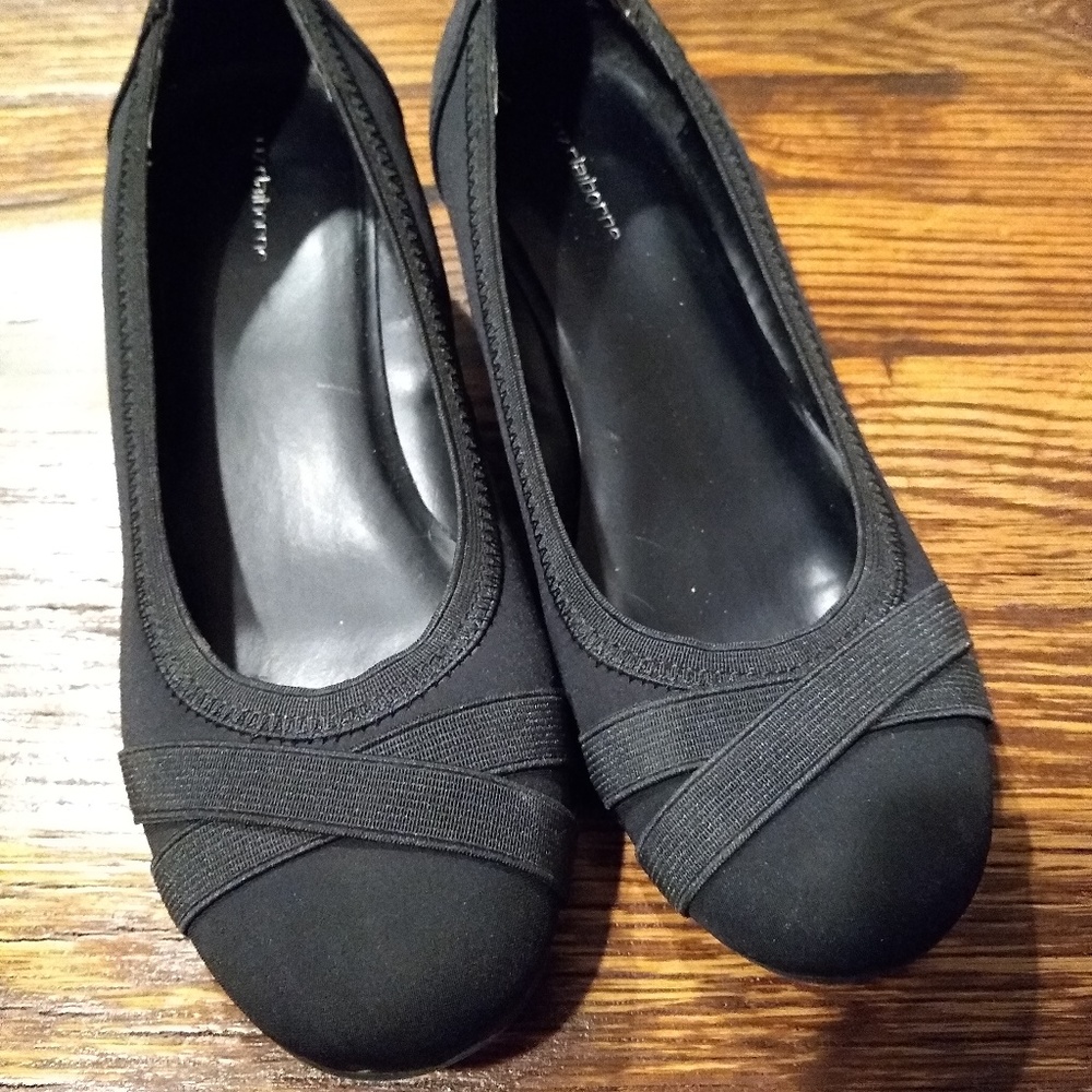 Black Wedges Liz Claiborne Size 7M